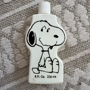 Snoopy Shaped Bottle - White